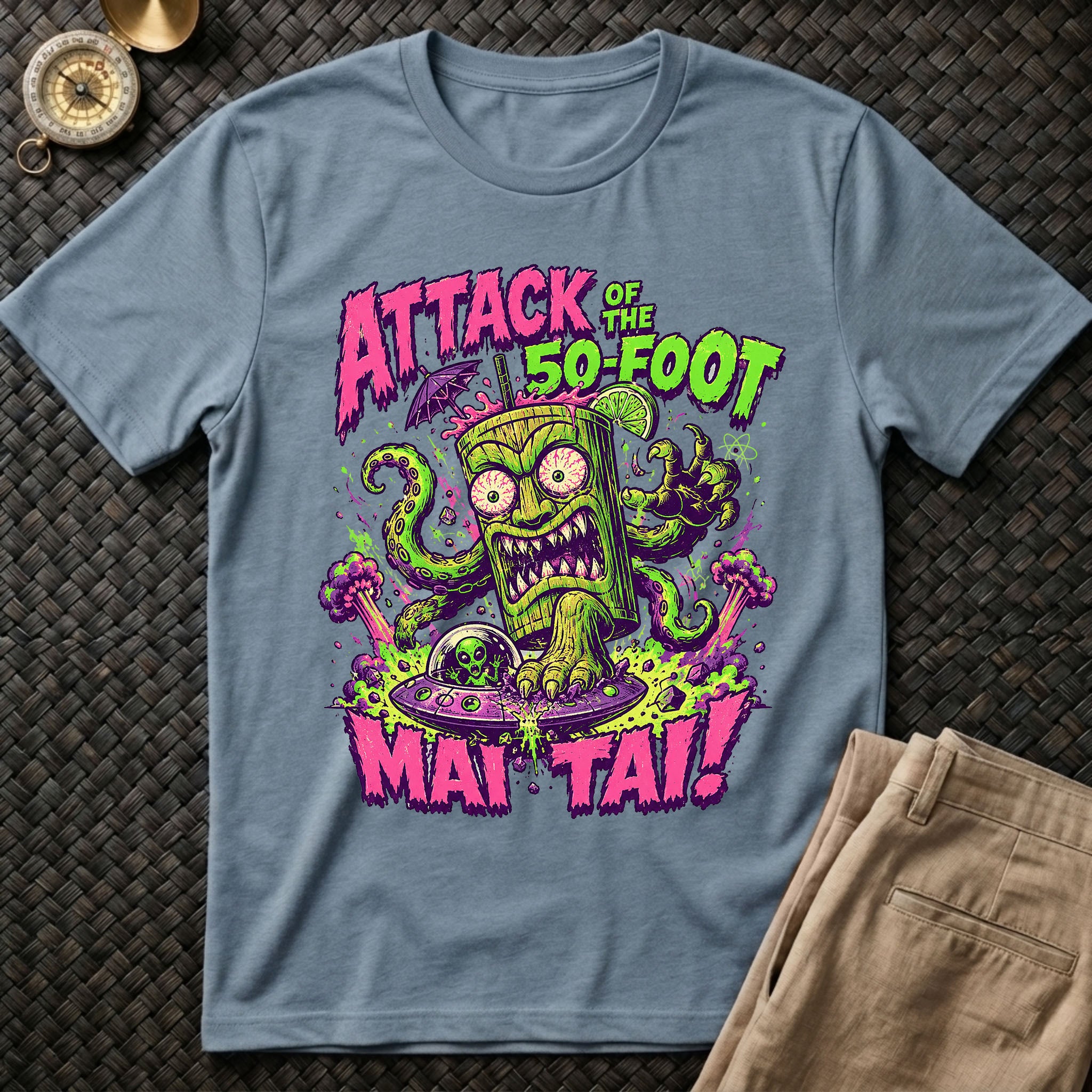 Attack of the 50 foot Mai Tai T-Shirt