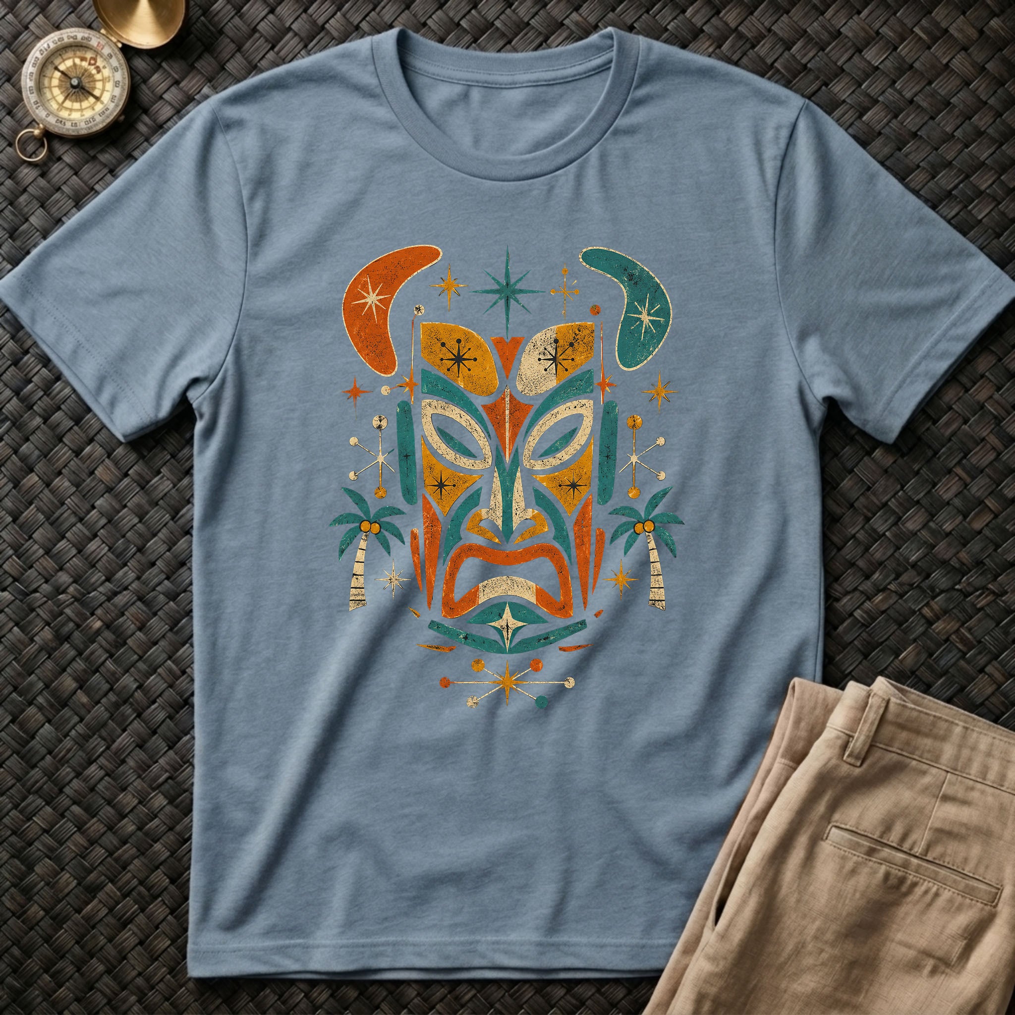 Atomic Tiki Mask T-Shirt