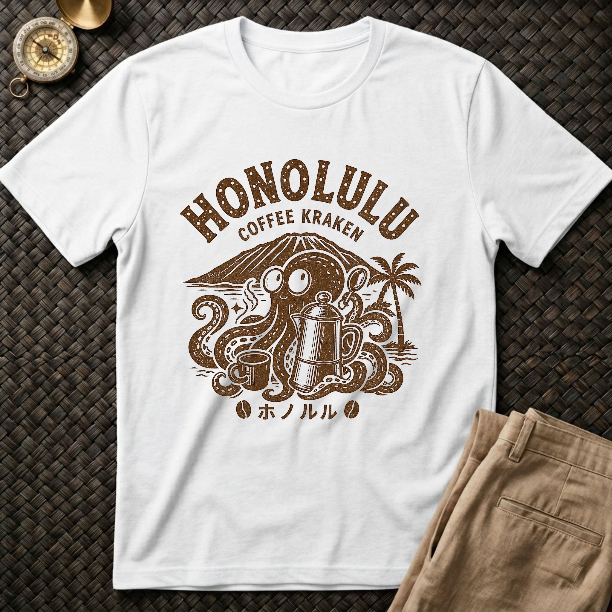 Honolulu Coffee Kraken T-Shirt