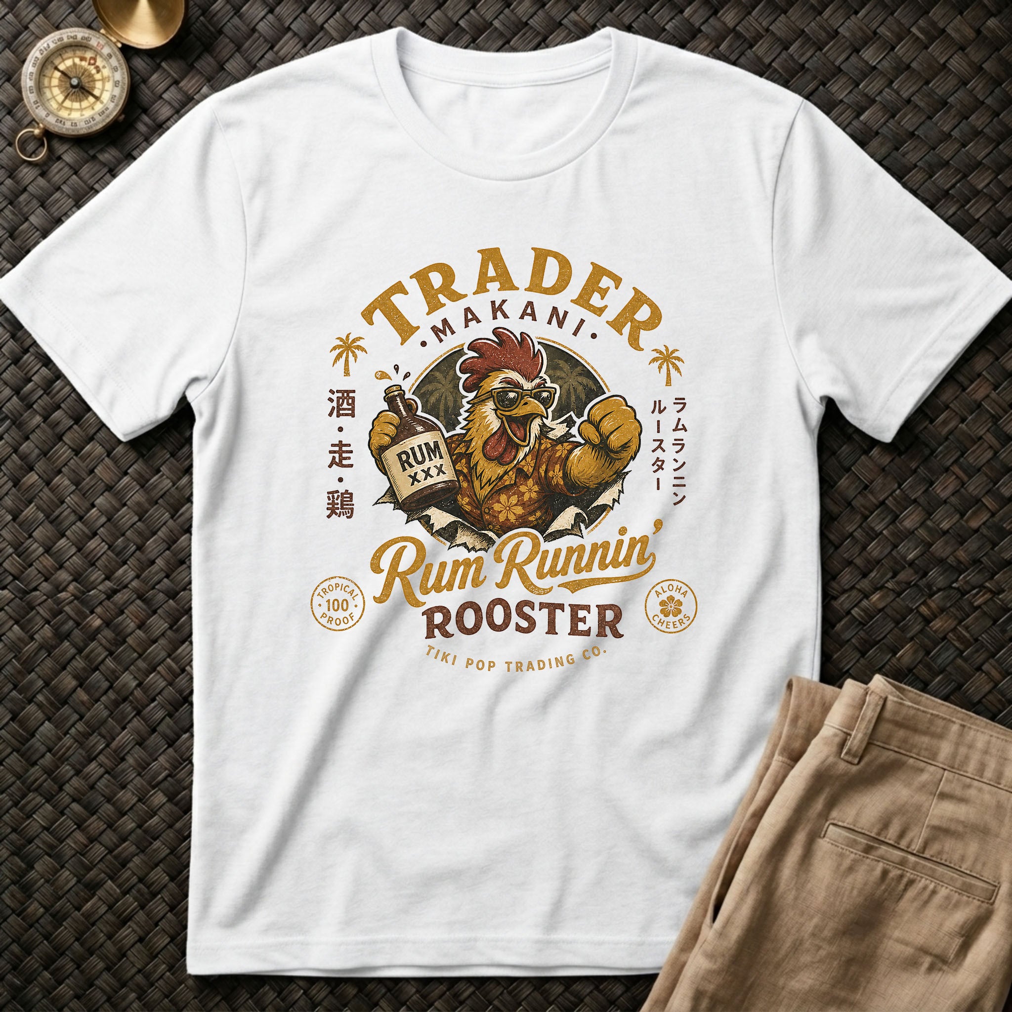 Rum Runnin' Rooster T-Shirt