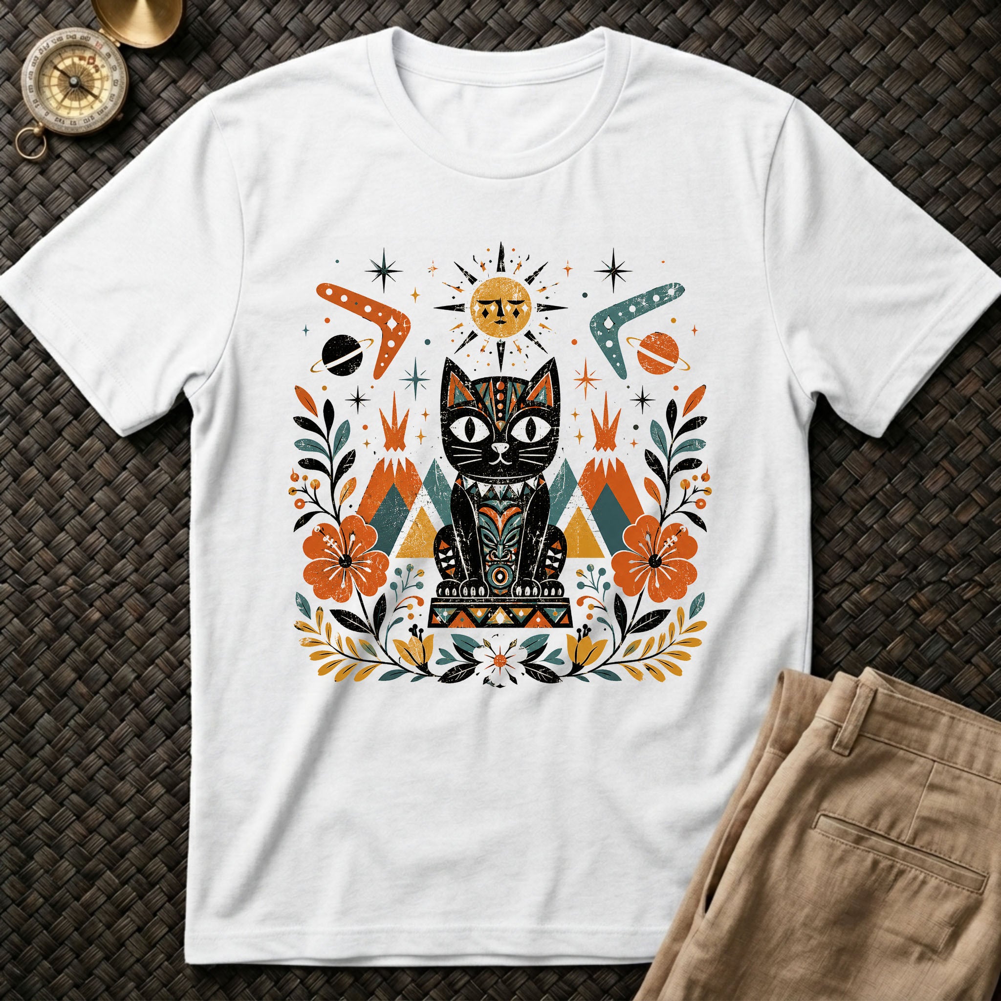 Tiki Cat T-Shirt