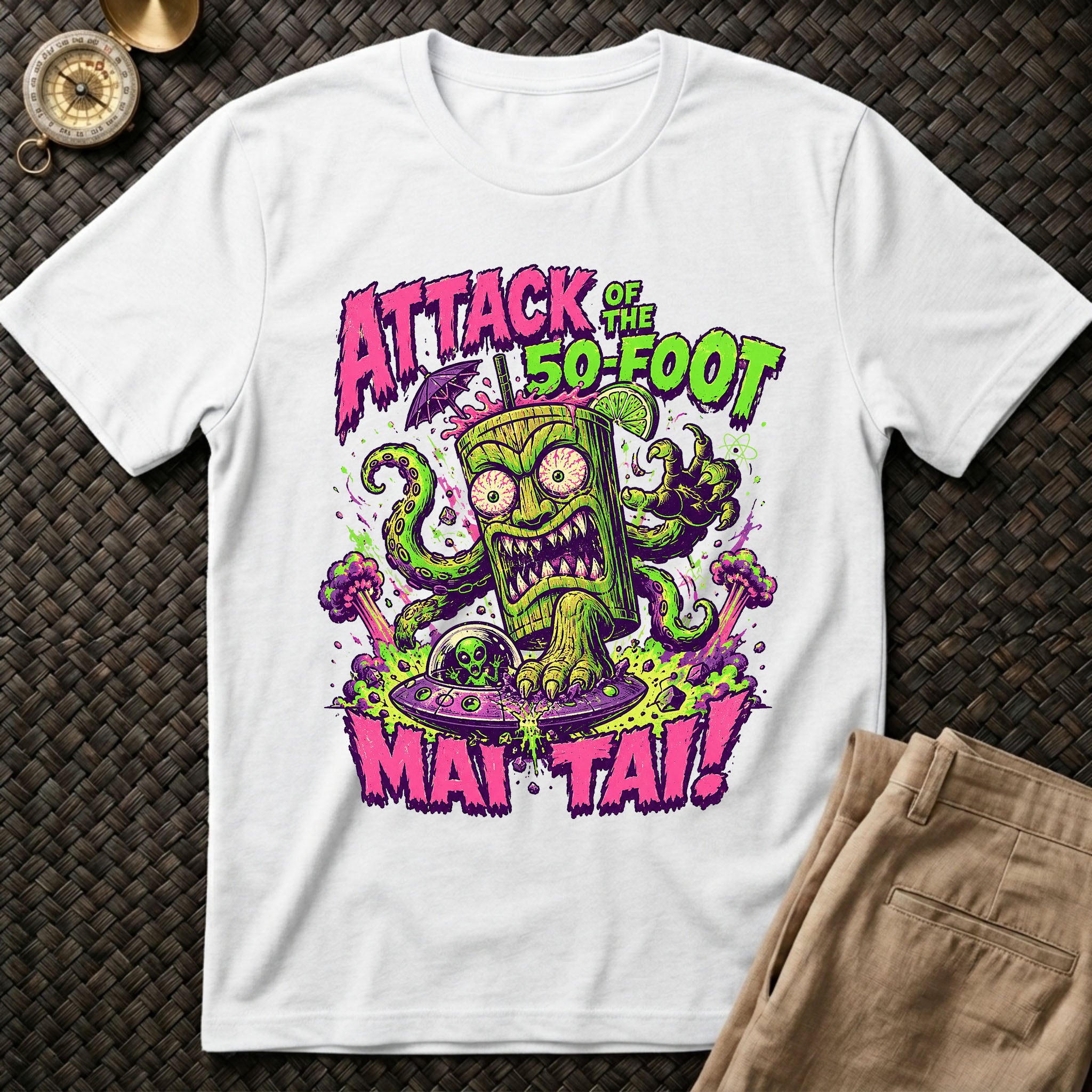 Attack of the 50 foot Mai Tai T-Shirt