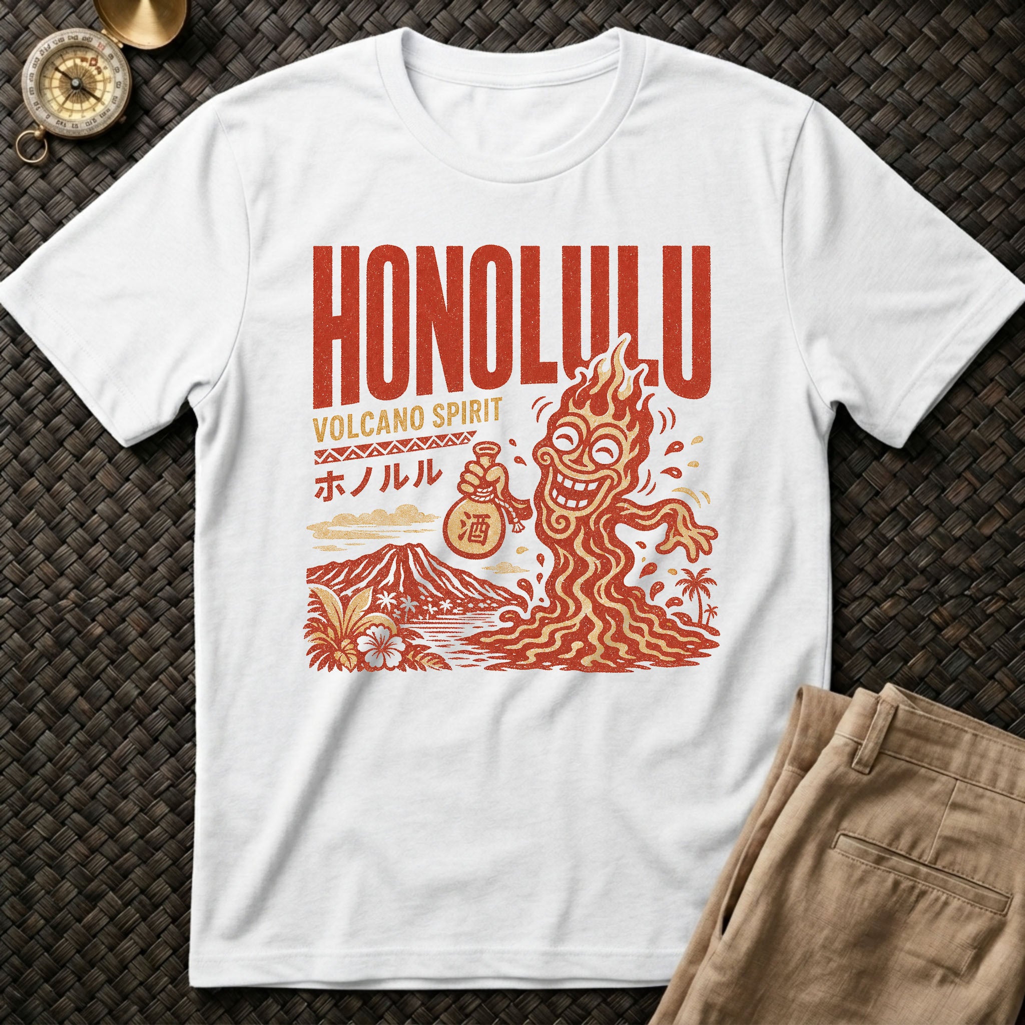 Honolulu Volcano Spirit T-Shirt